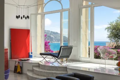 Listed Belle Époque Apartment with Private Sea Access — Menton, Garavan — 1