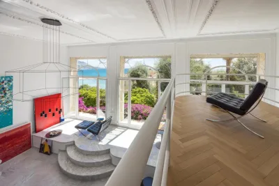 Listed Belle Époque Apartment with Private Sea Access — Menton, Garavan — 4