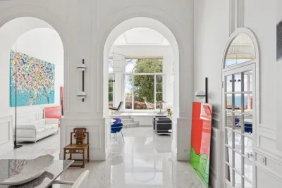 Listed Belle Époque Apartment with Private Sea Access — Menton, Garavan — 7