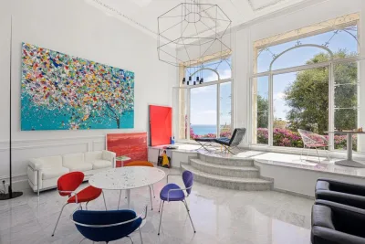 Listed Belle Époque Apartment with Private Sea Access — Menton, Garavan — 8