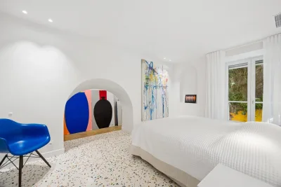Listed Belle Époque Apartment with Private Sea Access — Menton, Garavan — 11