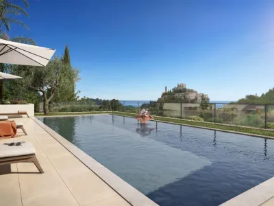 New-Build Apartment with Rooftop Terrace — Èze — 2